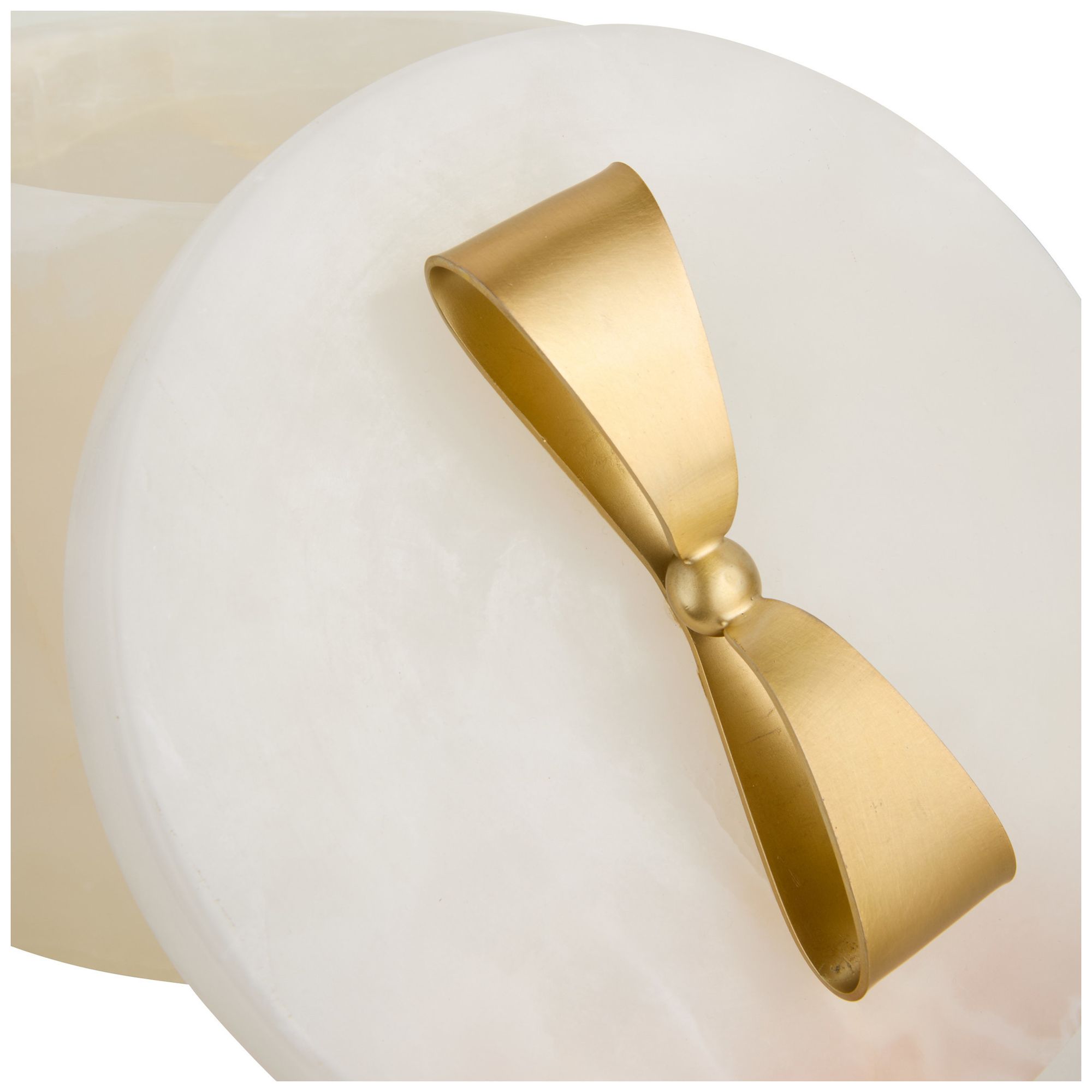 Image 6 Arteriors Monet Small Onyx Container White Onyx more views