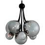 Arteriors Montrose Glass Chandelier 24" Chrome Luster