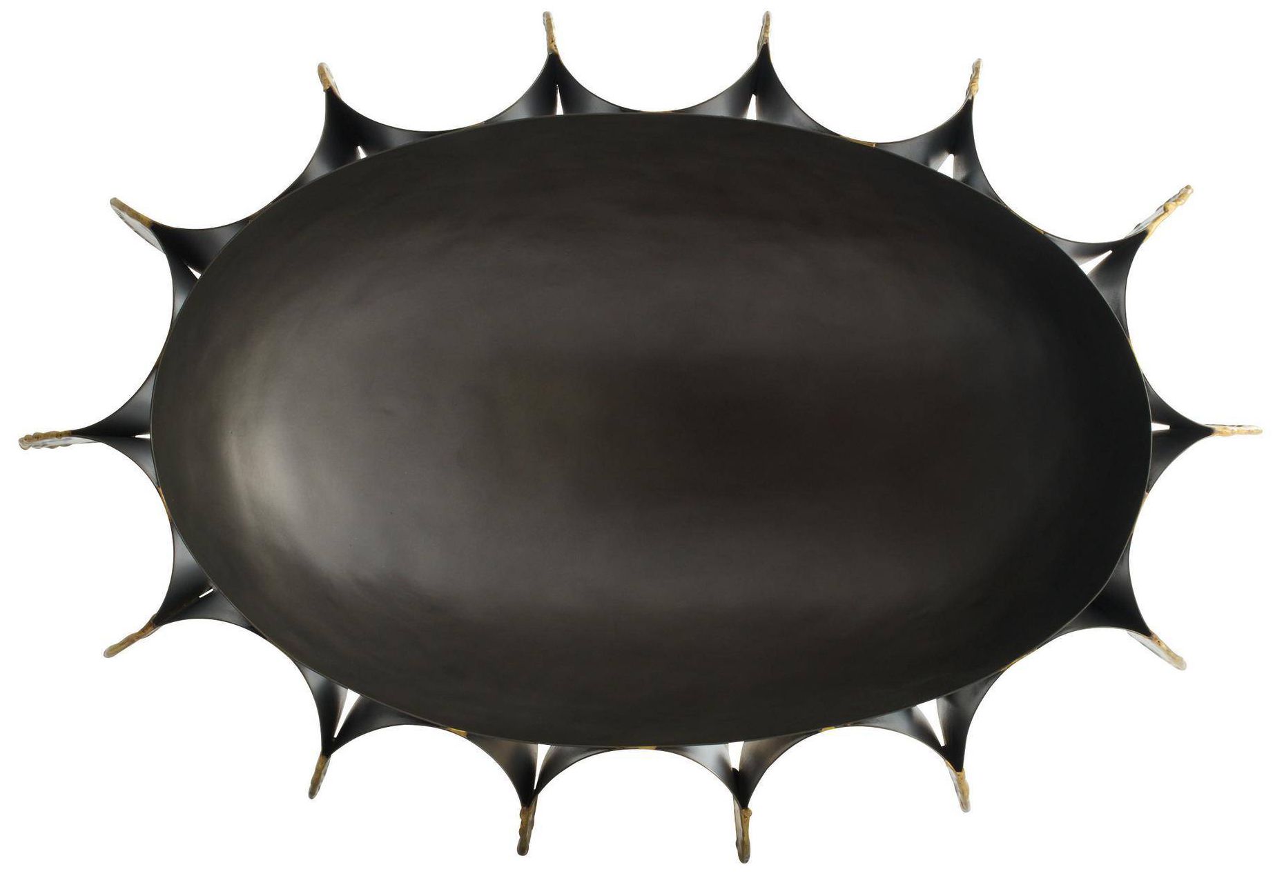 Image 3 Arteriors Morrison Centerpiece Natural Iron more views