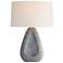 Arteriors Nathan Resin Lamp Glacier Swirl