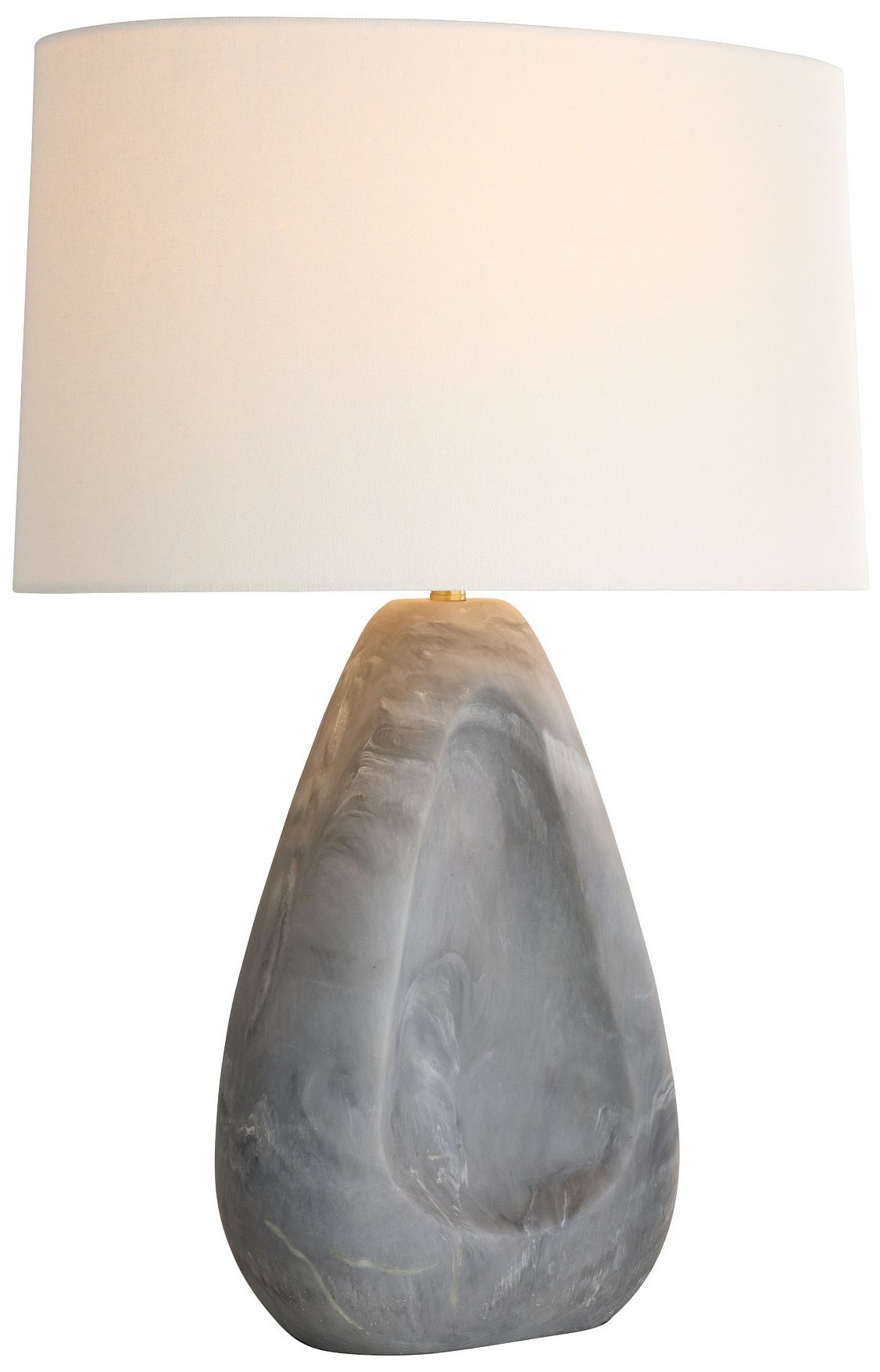 Image 3 Arteriors Nathan Resin Lamp Glacier Swirl more views