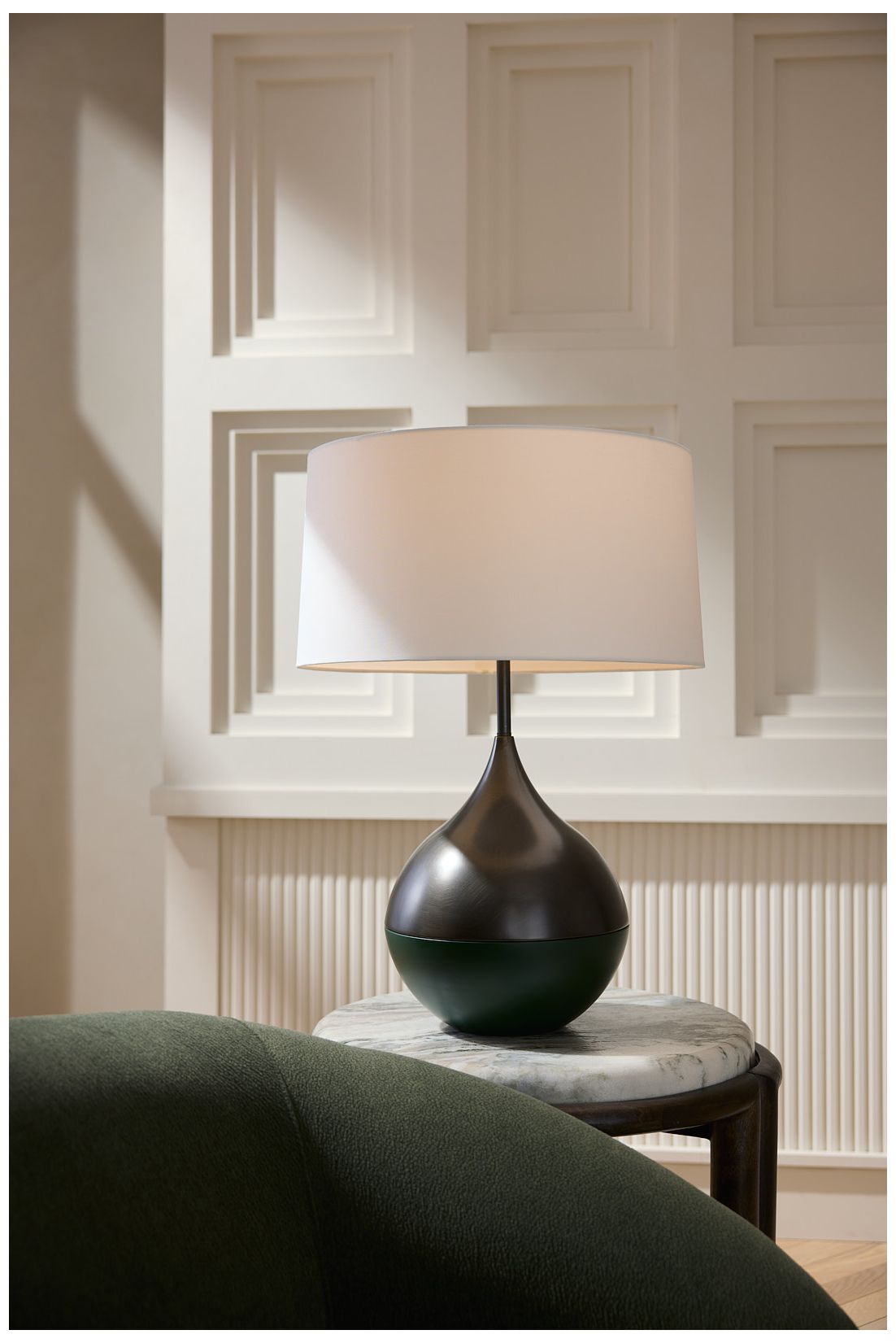 Arteriors Nelson Aluminum Lamp Bronze