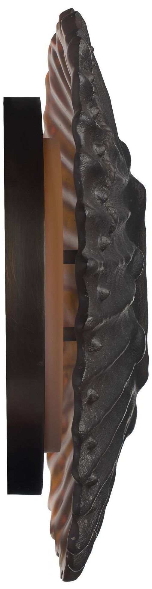 Image 6 Arteriors Neushoorn Wall Sconce 20" Ebony more views