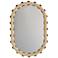 Arteriors Nicolai Resin Mirror Faux Travertine