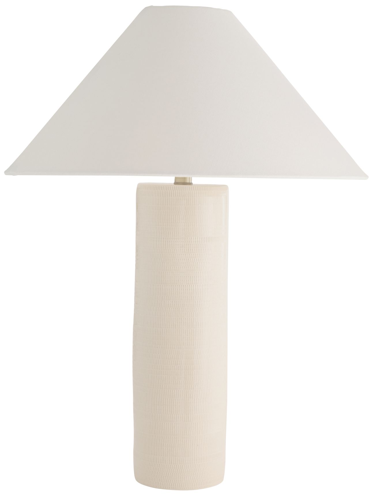 Image 3 Arteriors Nicoline Porcelain Lamp Oat more views