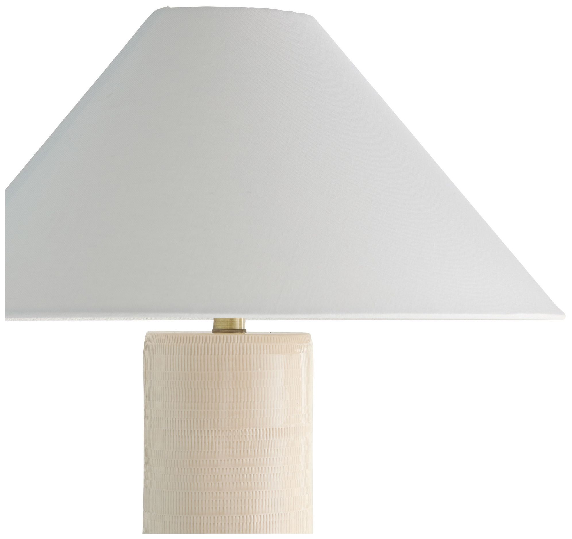 Image 4 Arteriors Nicoline Porcelain Lamp Oat more views