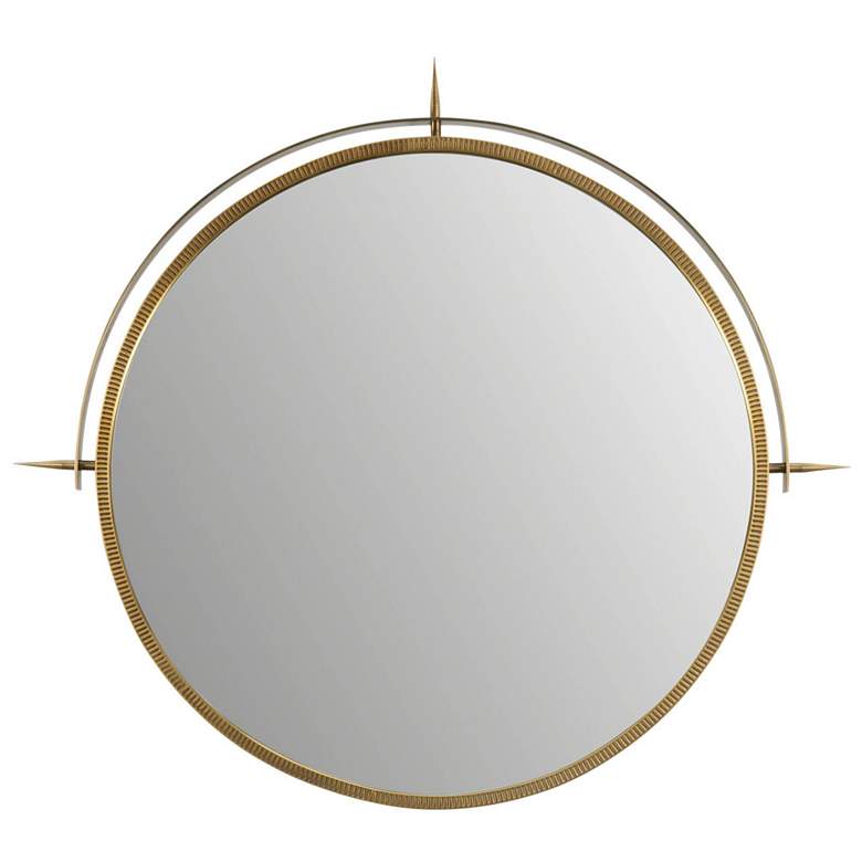 Image 1 Arteriors Nixon Brass Mirror Antique Brass