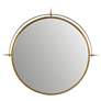 Arteriors Nixon Brass Mirror Antique Brass