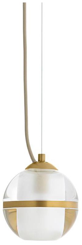 Image 2 Arteriors Noble Pendant 6" Clear-Gold more views