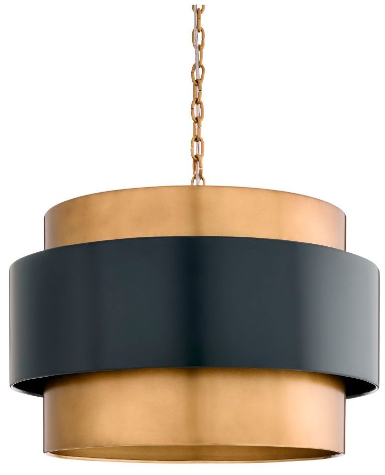 Image 2 Arteriors- Nolan Small Pendant- 21.50" Vintage Brass, Antique Brass more views