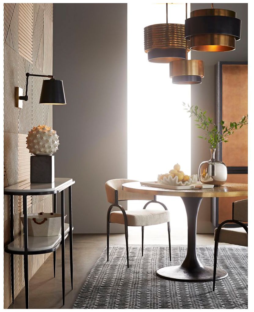 Arteriors- Nolan Small Pendant- 21.50" Vintage Brass, Antique Brass