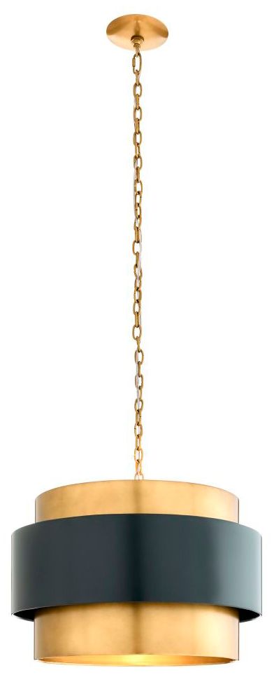 Image 3 Arteriors- Nolan Small Pendant- 21.50" Vintage Brass, Antique Brass more views