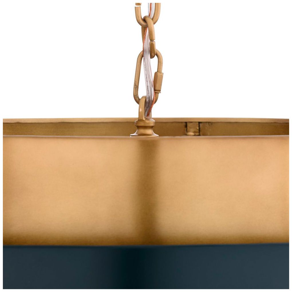 Image 7 Arteriors- Nolan Small Pendant- 21.50" Vintage Brass, Antique Brass more views