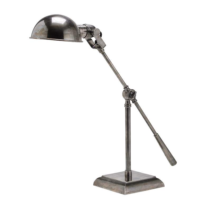 Image 1 Arteriors Nome Silver Swing Arm Desk Lamp