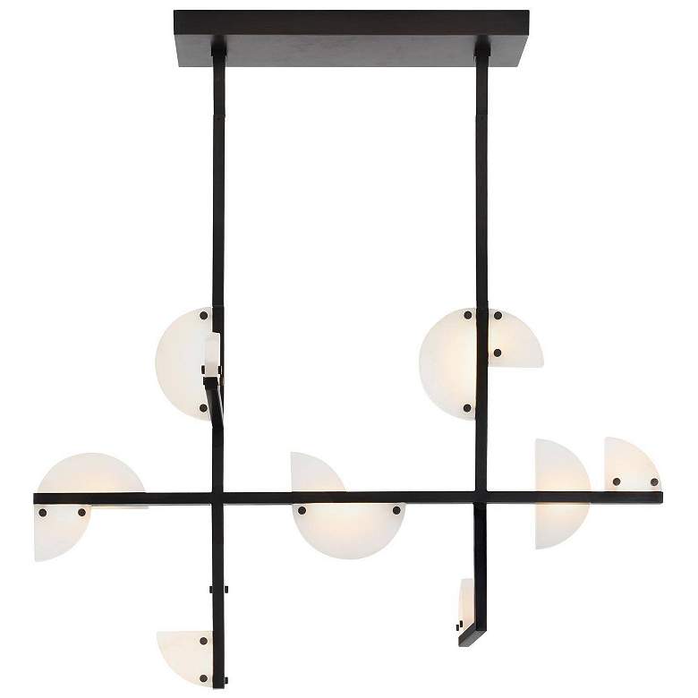 Image 1 Arteriors Nova Iron Chandelier 39.5" English Bronze