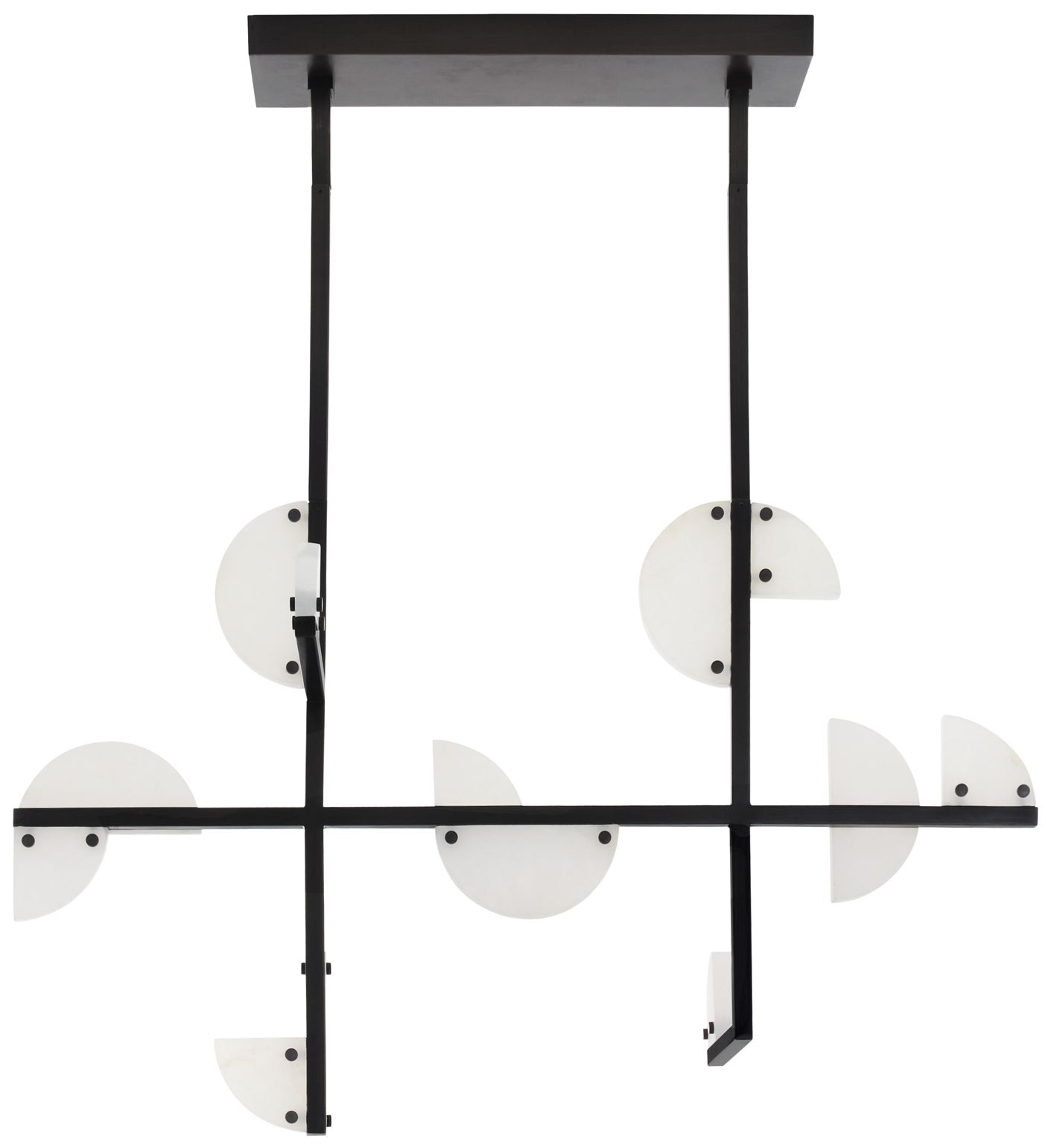 Image 2 Arteriors Nova Iron Chandelier 39.5" English Bronze more views