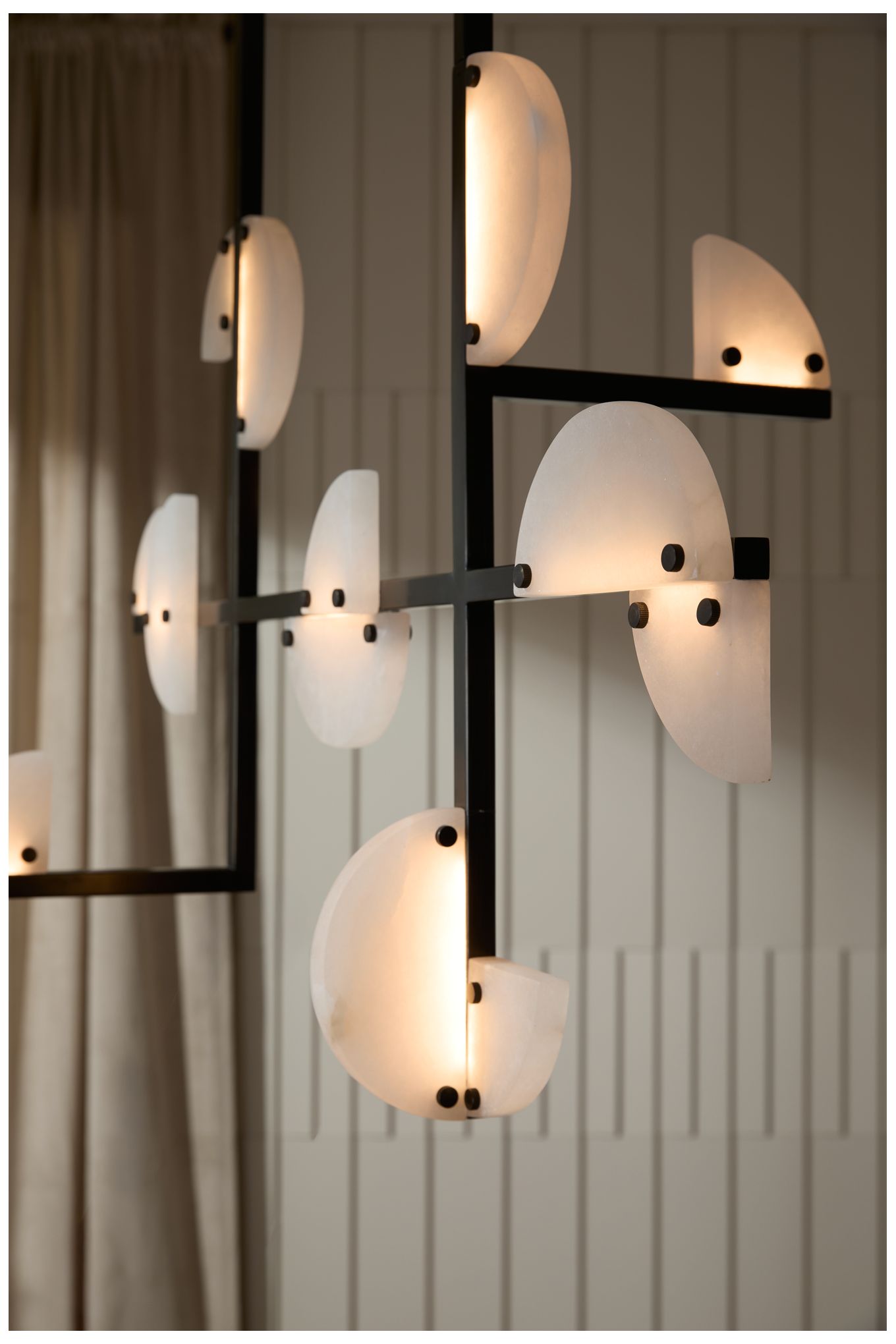 Arteriors Nova Iron Chandelier 39.5" English Bronze