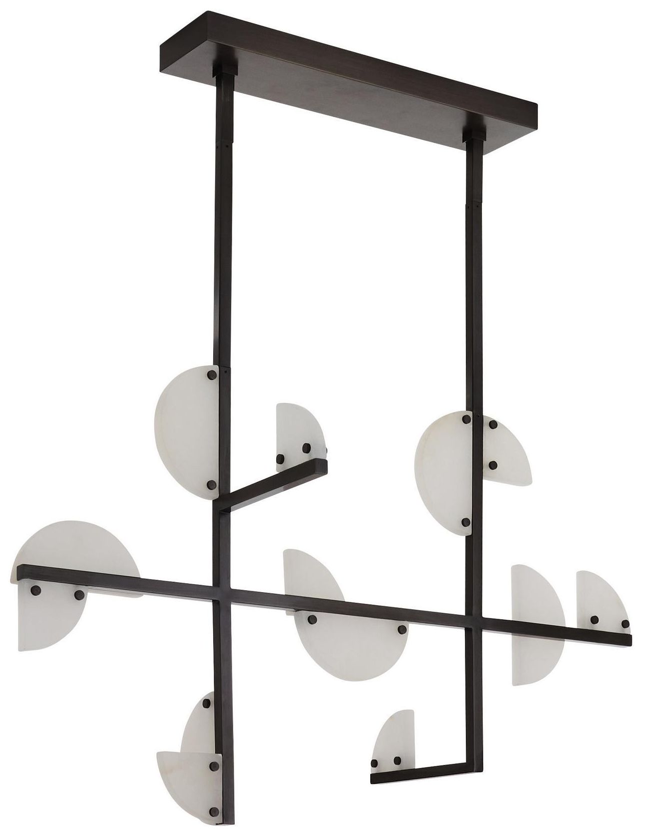 Arteriors Nova Iron Chandelier 39.5" English Bronze