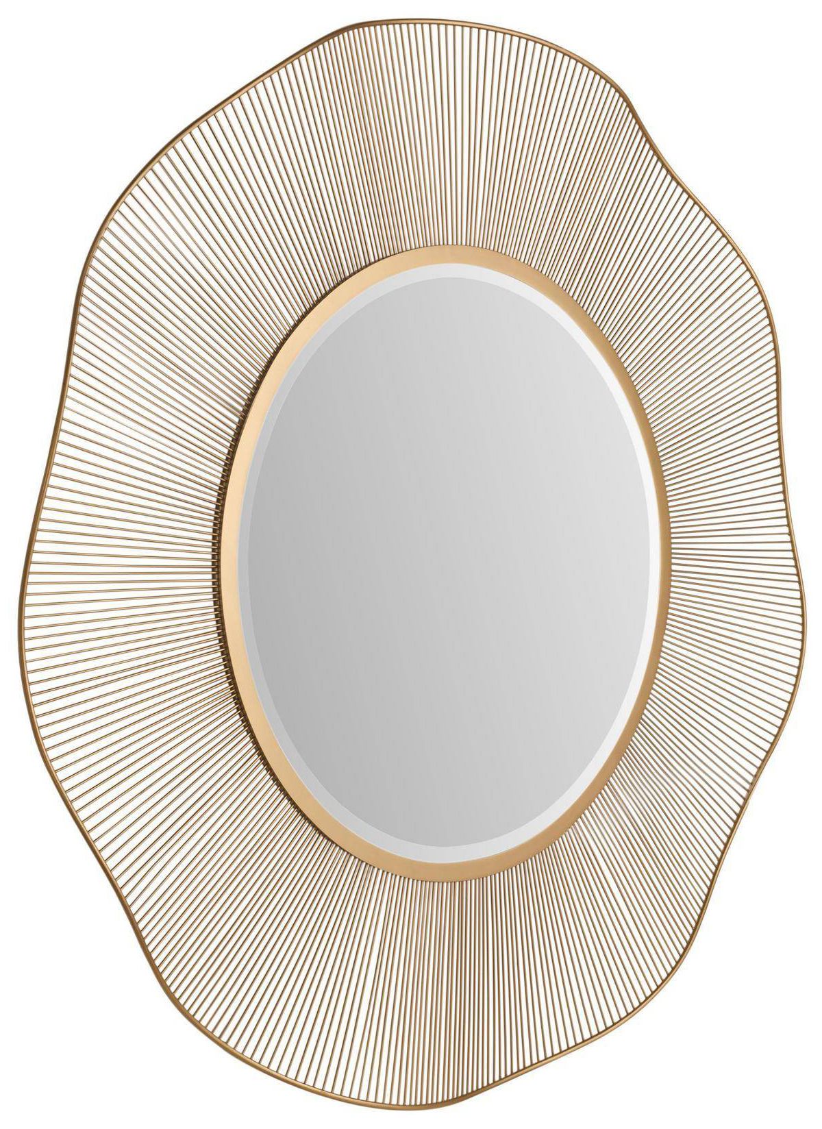 Image 2 Arteriors Olympia Large Mirror Antique Brass more views