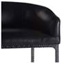 4_Arteriors Osbourne Bar Stool Black Leather more views