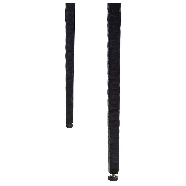 Image 6 Arteriors Osbourne Bar Stool Black Leather more views