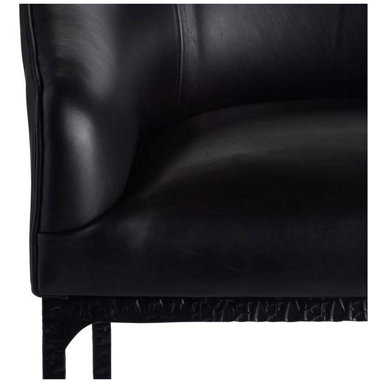 Image 3 Arteriors Osbourne Counter Stool Black Leather more views