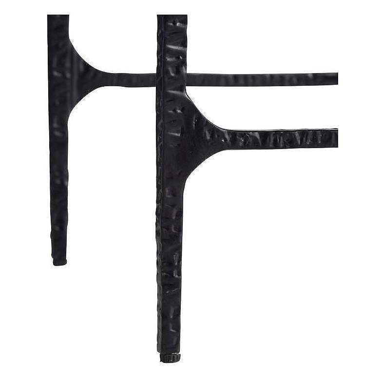Image 6 Arteriors Osbourne Counter Stool Black Leather more views