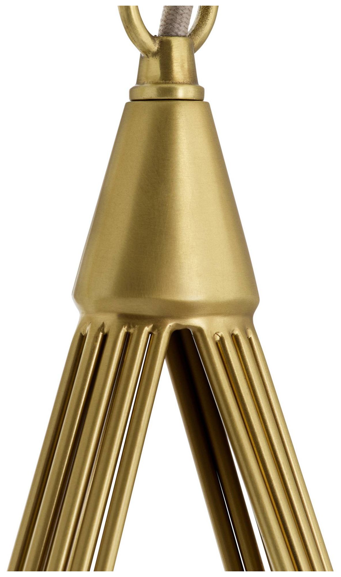 Arteriors Ova Multi Drop Chandelier 38.5" Antique Brass