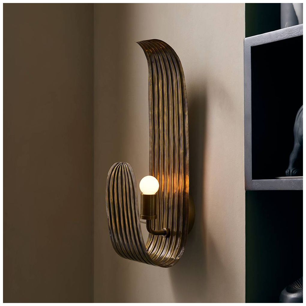 Arteriors Palmira Wall Sconce Vintage Brass