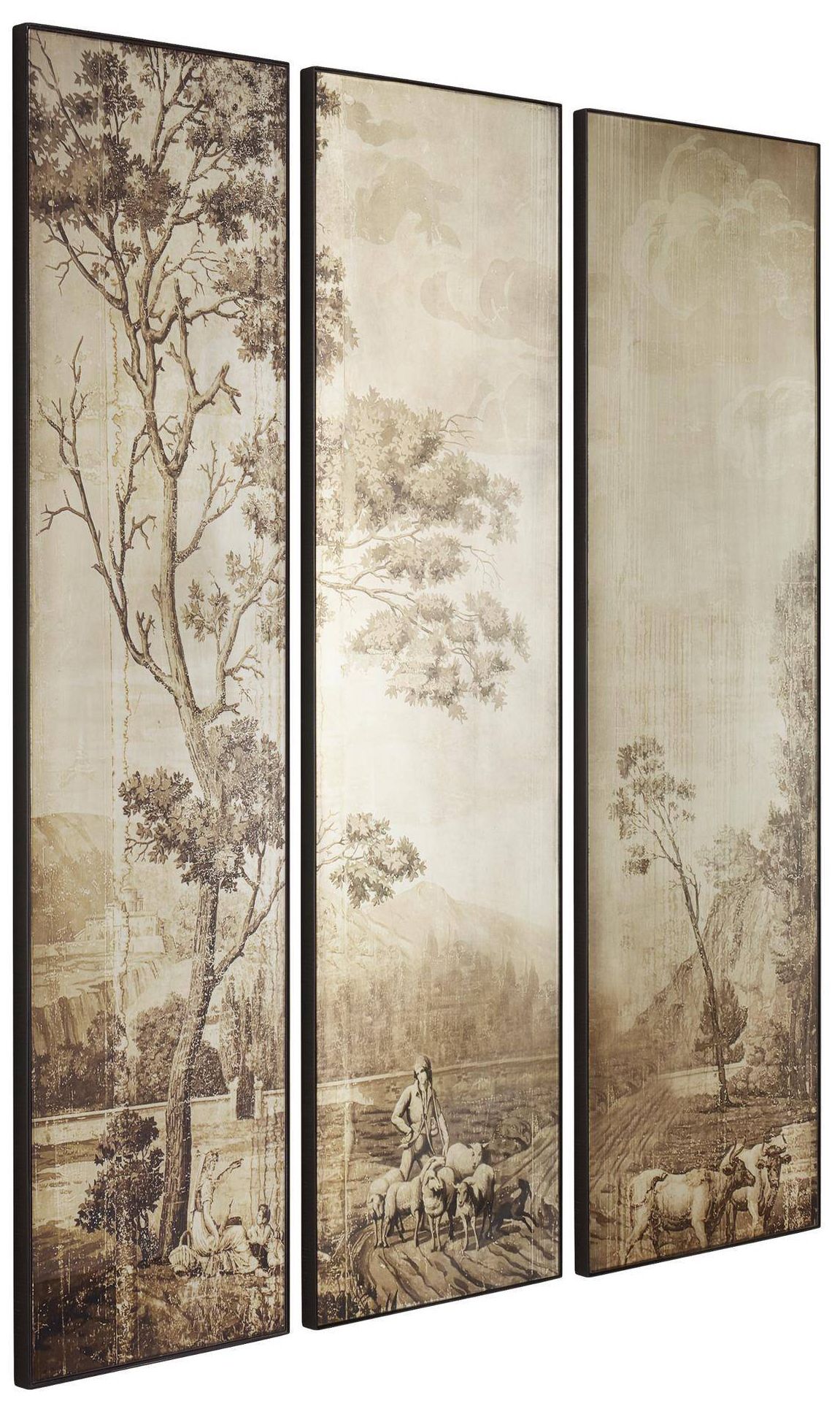 Image 2 Arteriors Pastorale Wall Plaques, Set of 3 Bronze more views