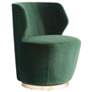 2_Arteriors Poppy Chair Forest Velvet Champagne Swivel Forest Velvet