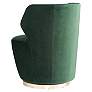 5_Arteriors Poppy Chair Forest Velvet Champagne Swivel Forest Velvet more views