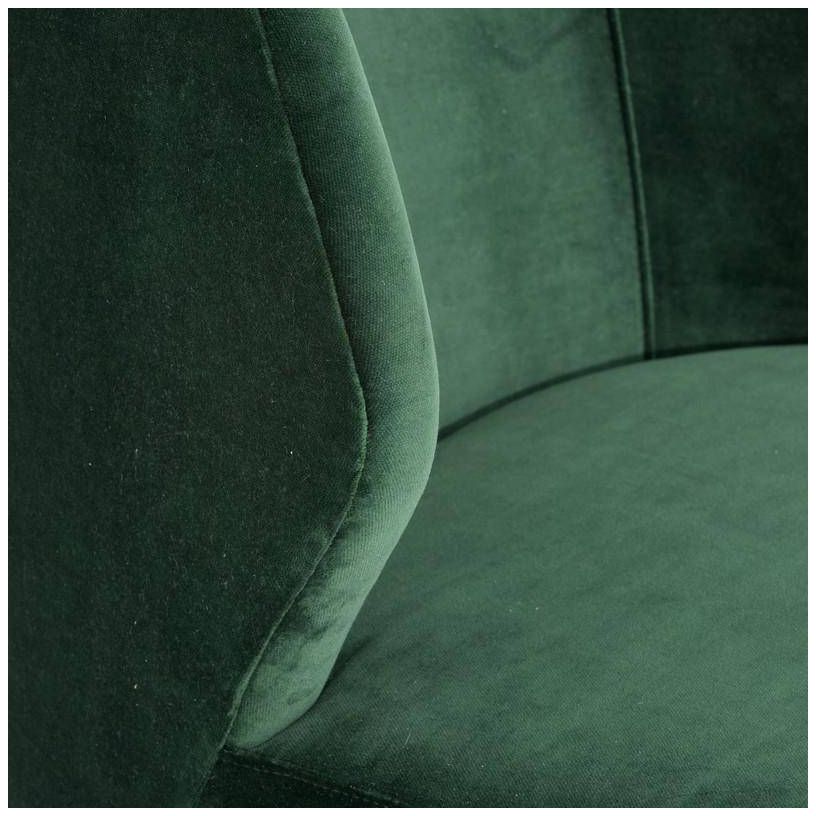 Image 6 Arteriors Poppy Chair Forest Velvet Champagne Swivel Forest Velvet more views