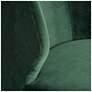 6_Arteriors Poppy Chair Forest Velvet Champagne Swivel Forest Velvet more views