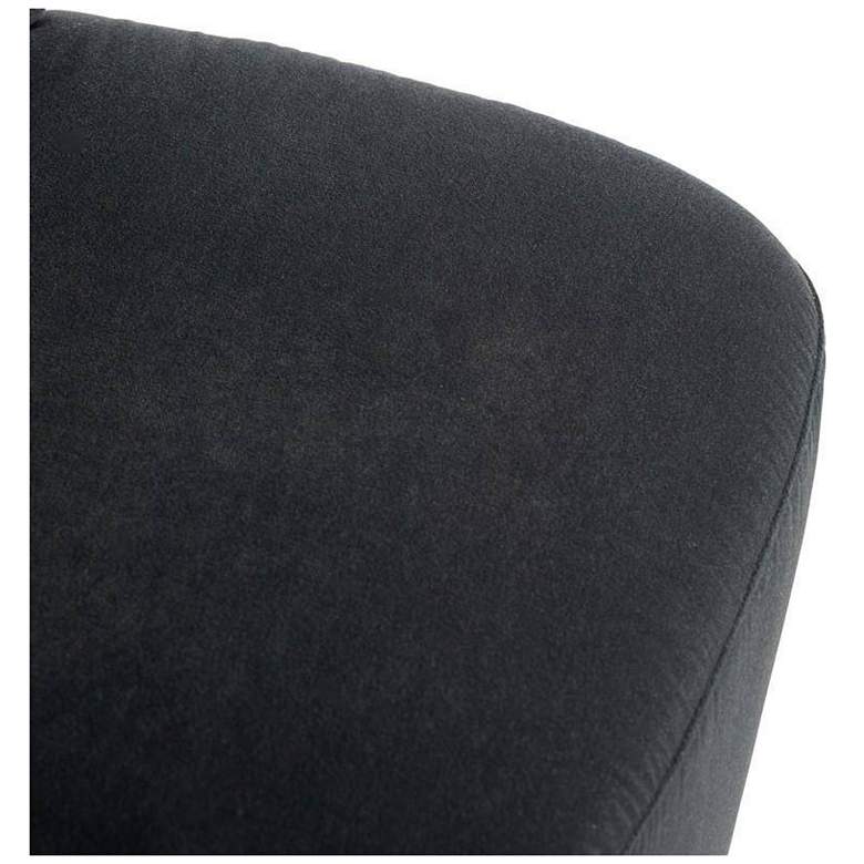 Image 6 Arteriors Poppy Chair Midnight Grey Performance Velvet Midnight Grey more views