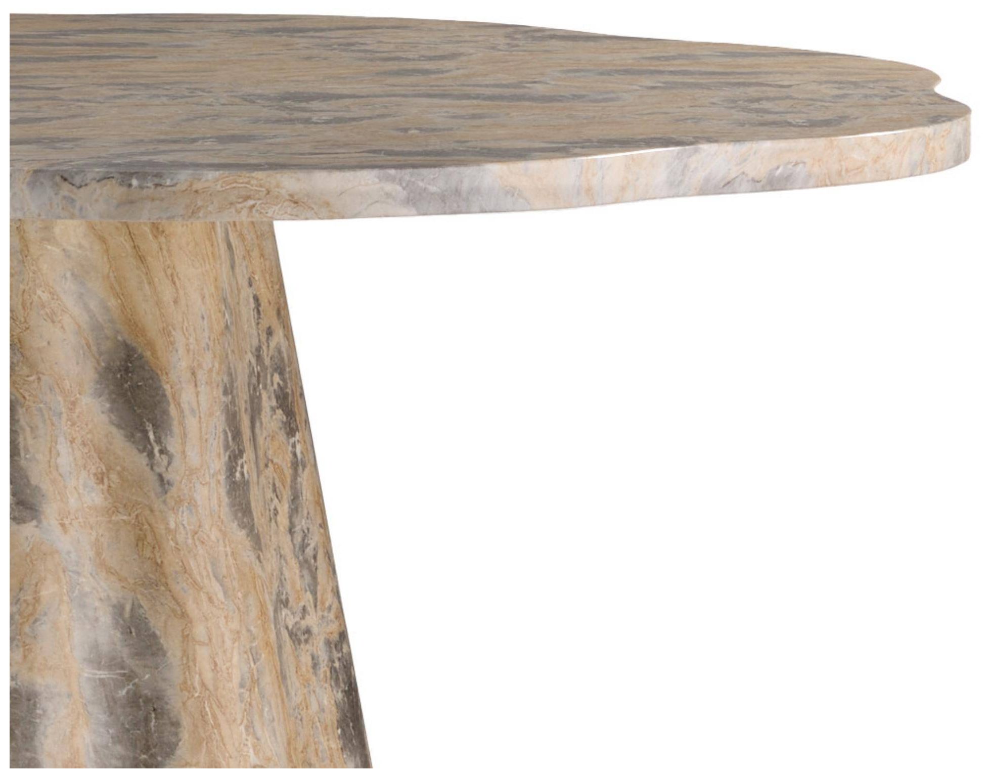 Image 2 Arteriors Primrose Dining Table Sahara Faux Marble more views