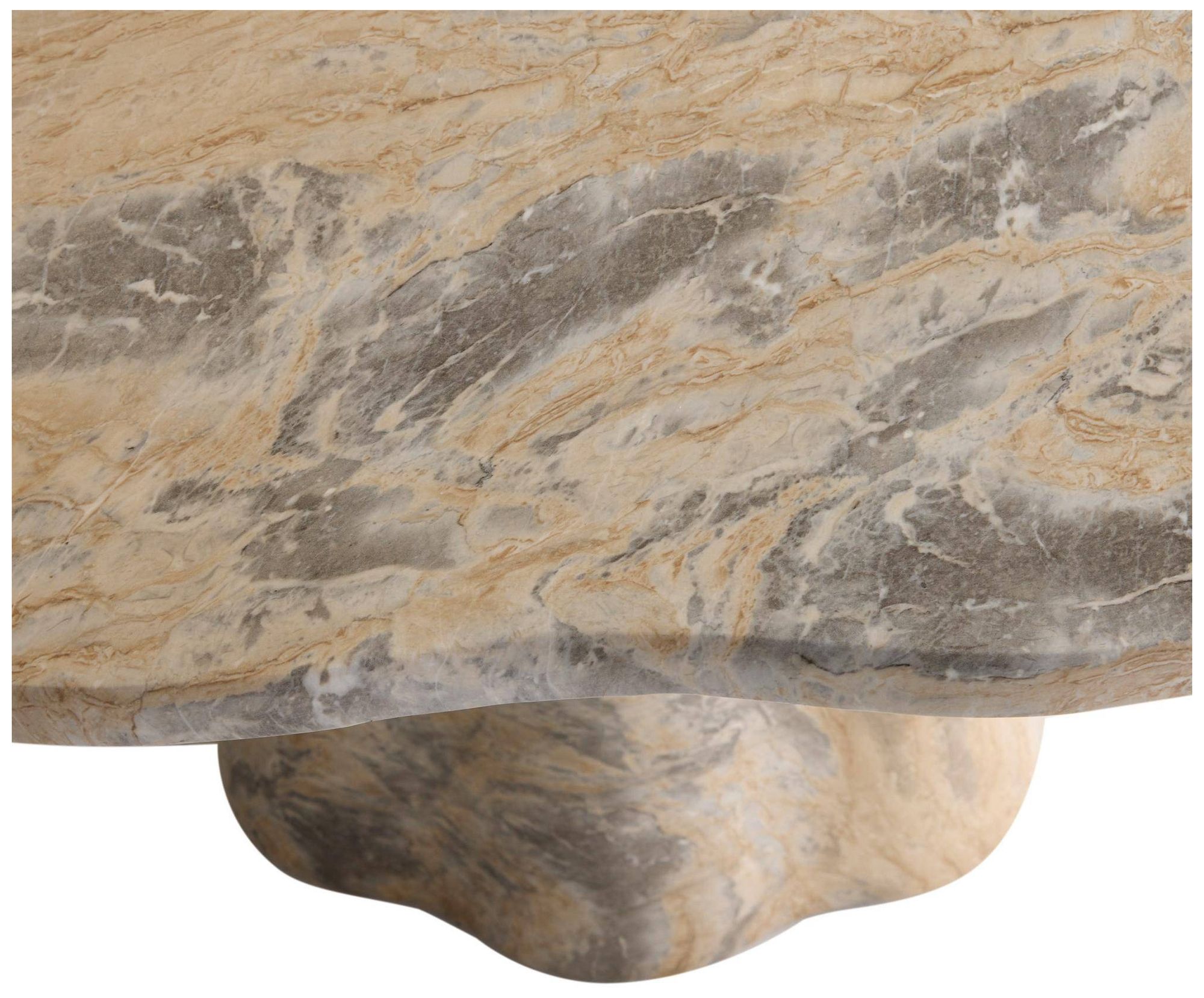 Image 3 Arteriors Primrose Dining Table Sahara Faux Marble more views