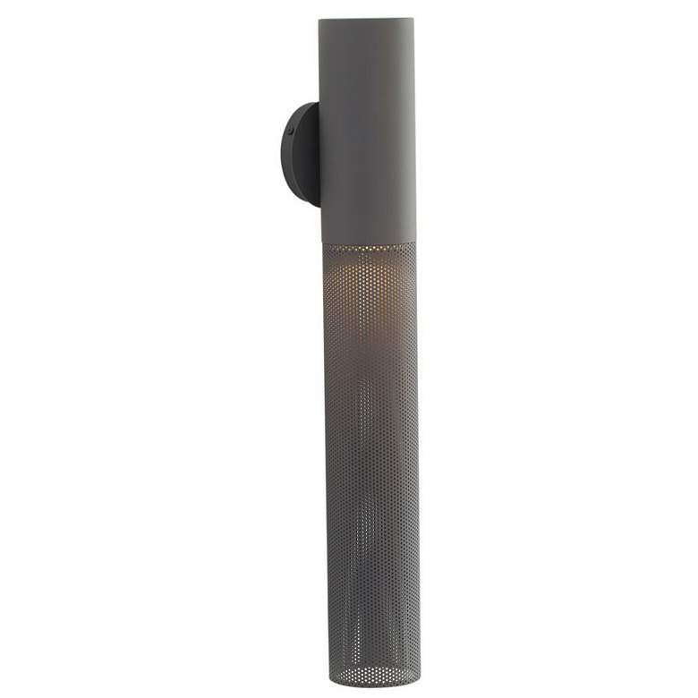 Image 1 Arteriors Punch Large Outdoor Sconce Marine Grade Aged Graphite