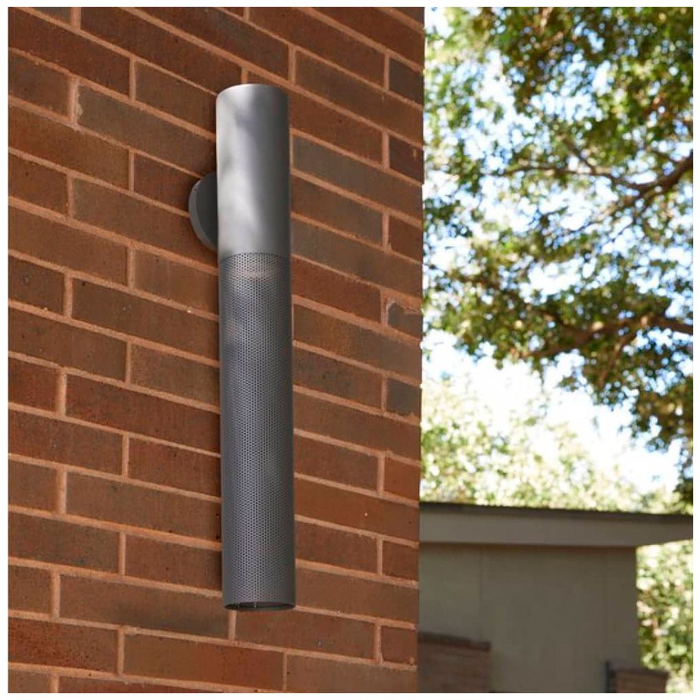 Arteriors  Punch Large Outdoor Sconce Marine Grade Aged Graphite