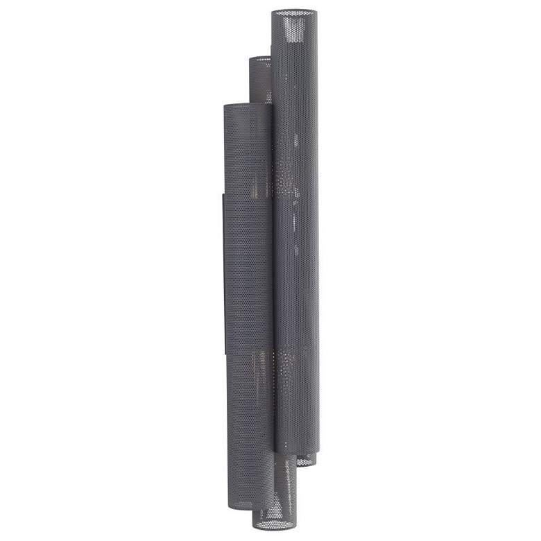 Image 1 Arteriors Punch Oversized Outdoor Sconce 48.5" Marine Grade Aged Graphite