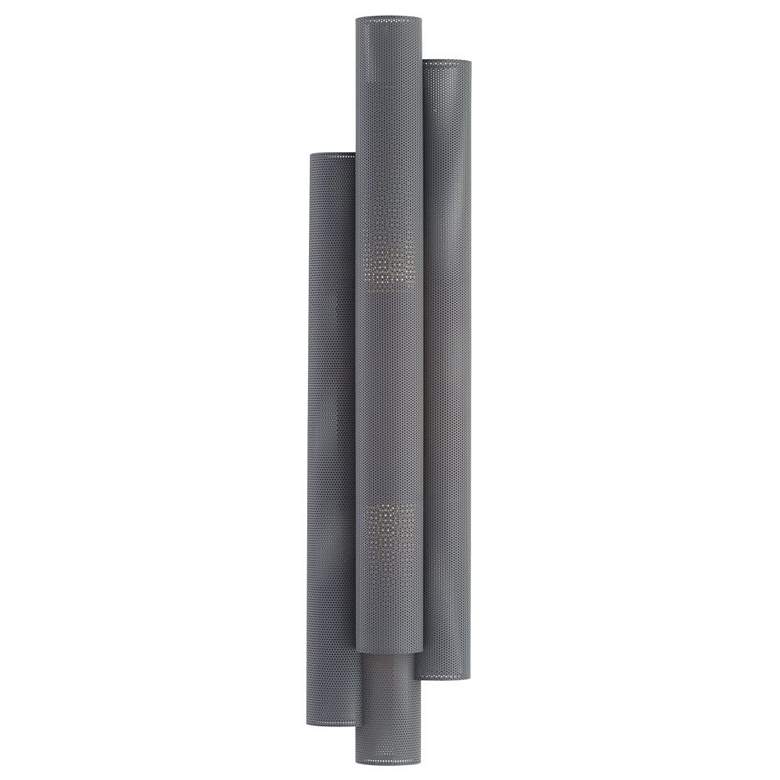 Image 3 Arteriors Punch Oversized Outdoor Sconce 48.5" Marine Grade Aged Graphite more views
