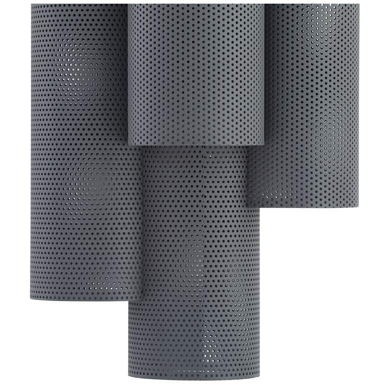 Image 4 Arteriors Punch Oversized Outdoor Sconce 48.5" Marine Grade Aged Graphite more views