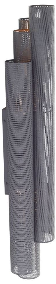 Arteriors Punch Oversized Outdoor Sconce 48.5" Marine Grade Aged Graphite