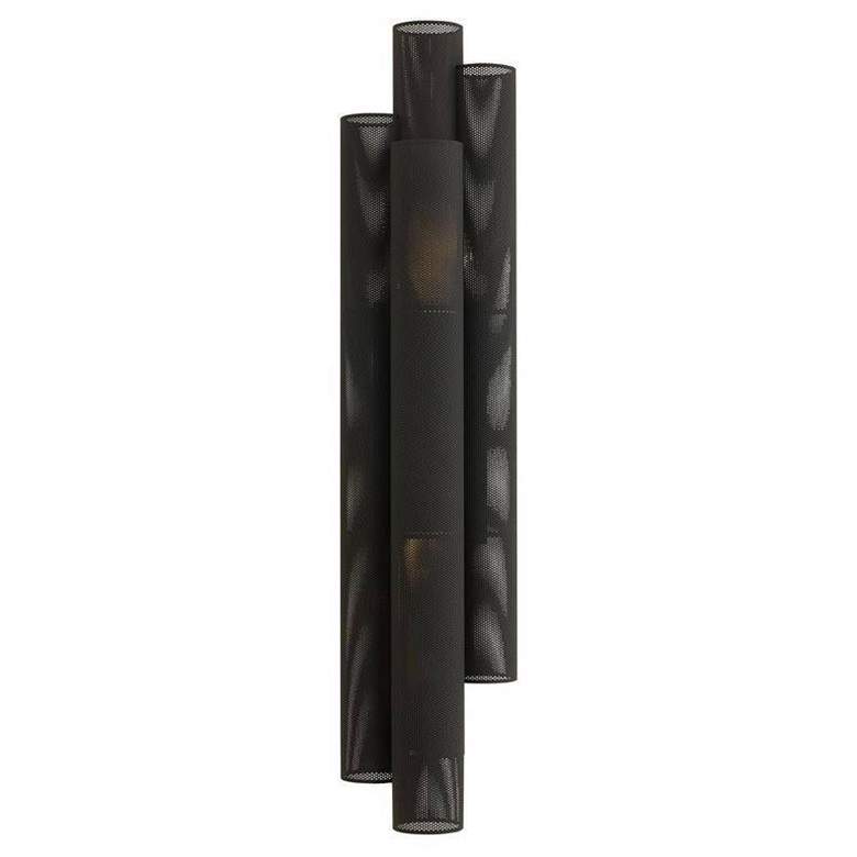 Image 2 Arteriors Punch Oversized Outdoor Sconce Marine Grade Matte Black more views