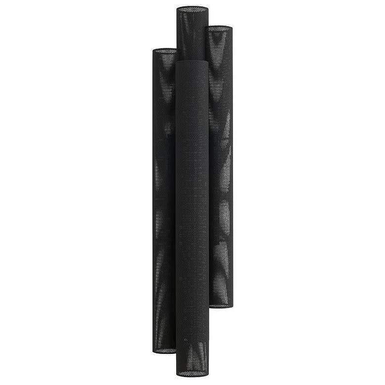 Image 3 Arteriors Punch Oversized Outdoor Sconce Marine Grade Matte Black more views