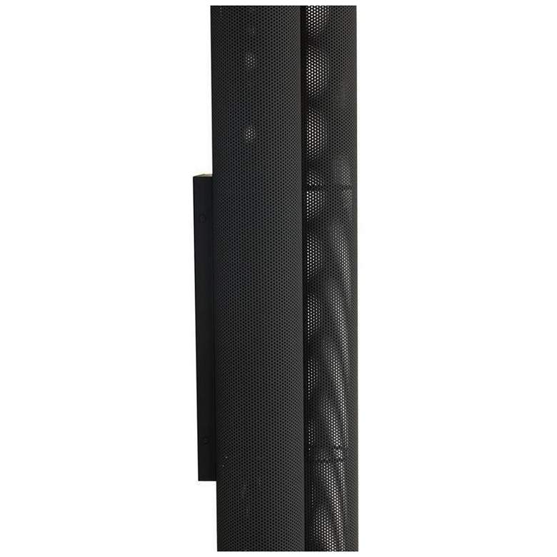 Image 4 Arteriors Punch Oversized Outdoor Sconce Marine Grade Matte Black more views