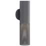 2_Arteriors Punch Small Outdoor Sconce 18" Marine Grade Aged Graphite