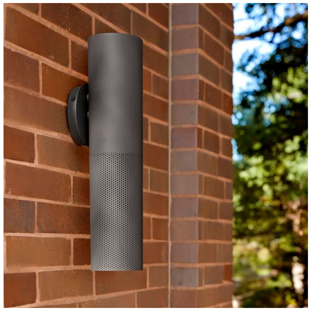 Arteriors Punch Small Outdoor Sconce 18" Marine Grade Aged Graphite