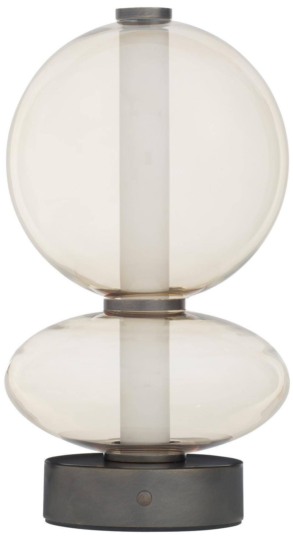 Image 2 Arteriors Raphael Rechargeable Accent Lamp Champagne Smoke more views