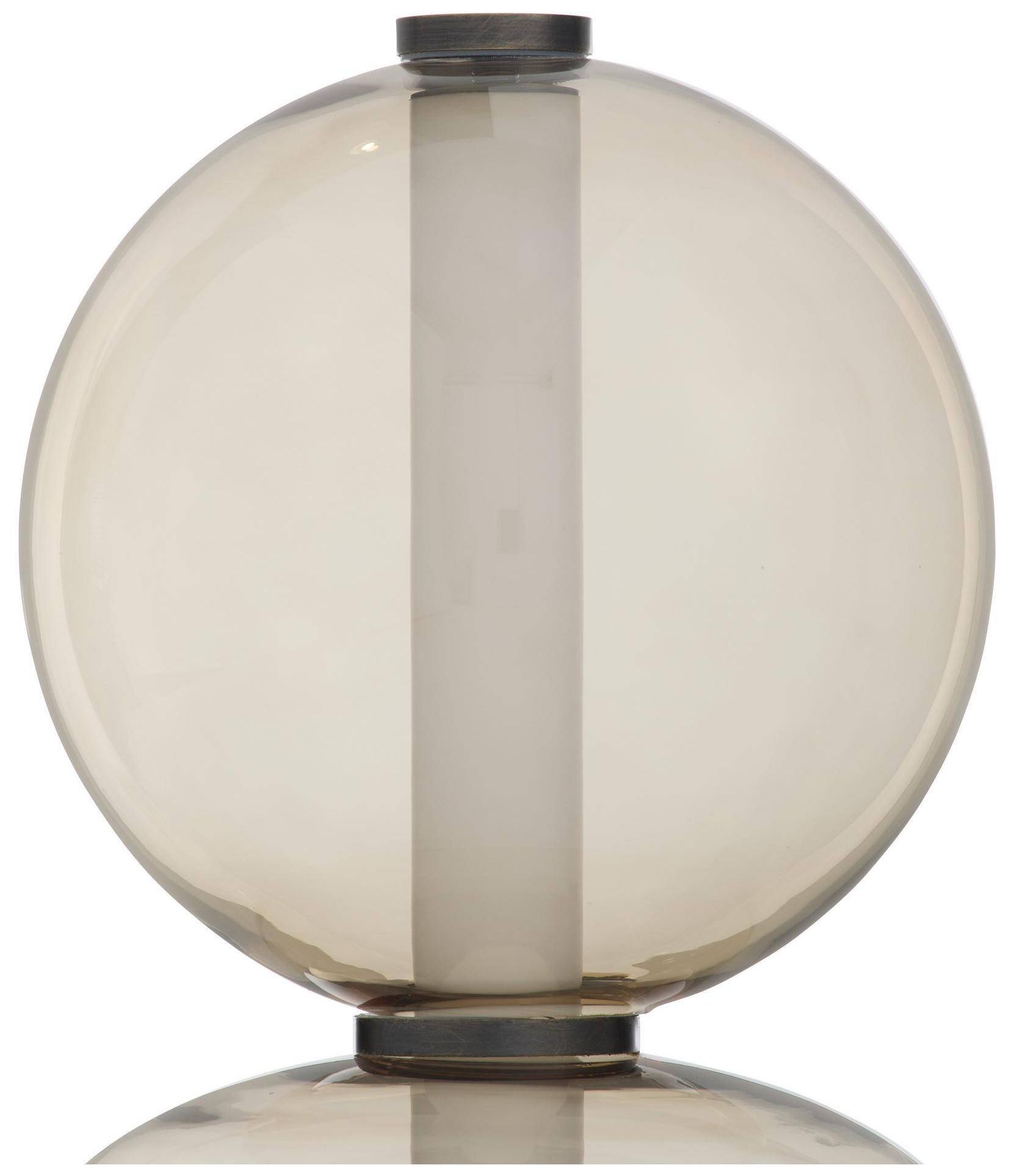 Image 3 Arteriors Raphael Rechargeable Accent Lamp Champagne Smoke more views
